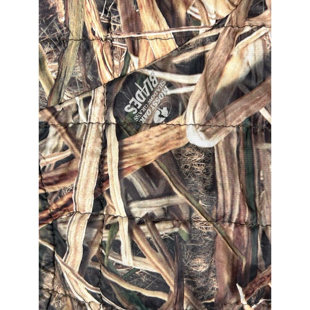 Drake Waterfowl Systems Camo Puffer Vest Mens Sz L Mossy Oak Shadow Grass Blades - Picture 6 of 8
